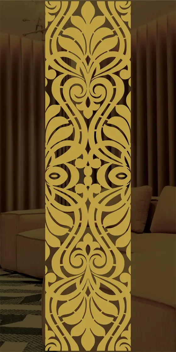 Etched design No. 462 in Gold