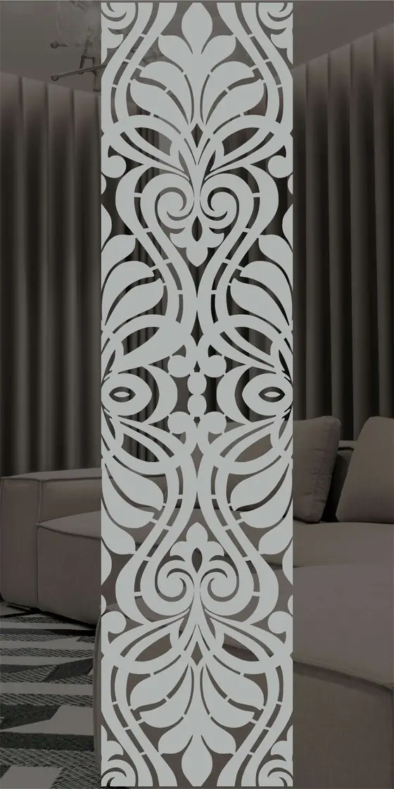 Etched design No. 462 in Silver
