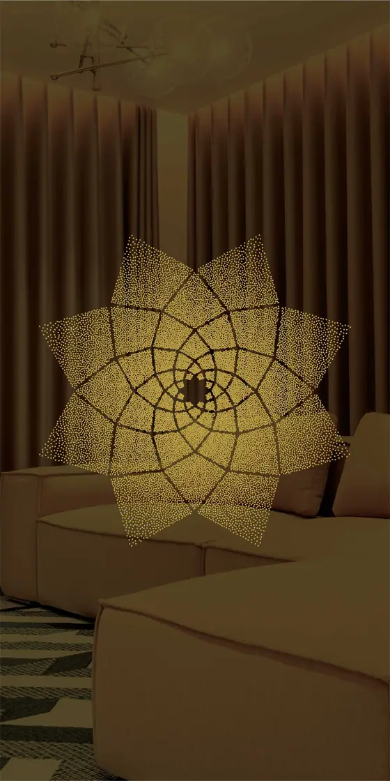Etched design No. 463 in Gold