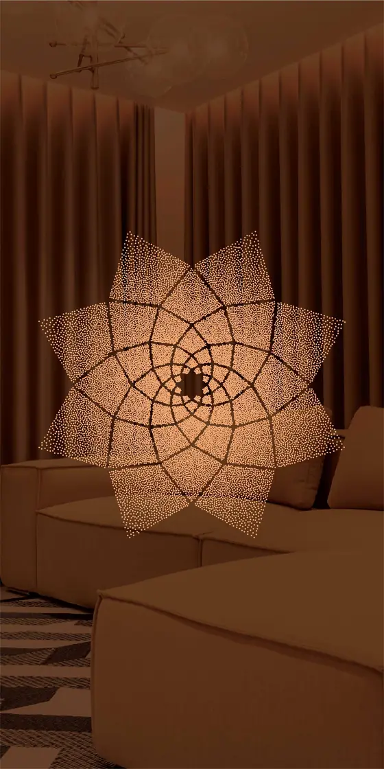 Etched design No. 463 in Rose Gold