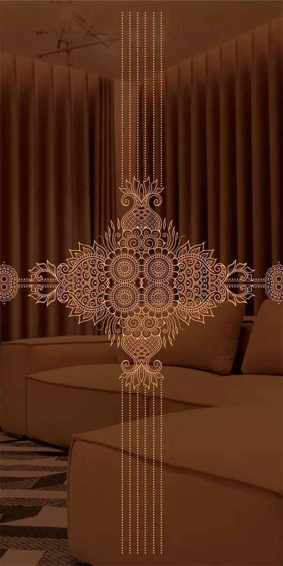 Etched design No. 464 in Rose Gold