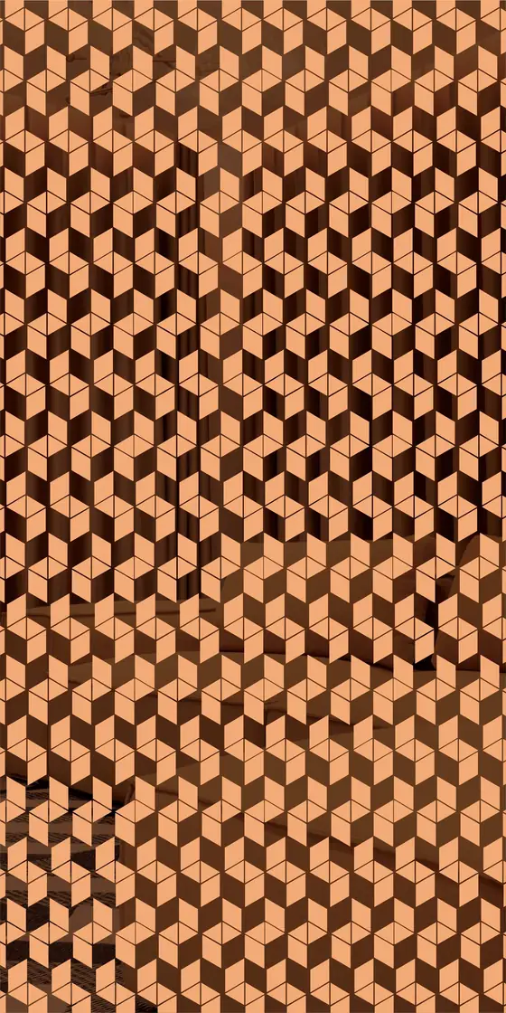Etched design No. 465 in Rose Gold