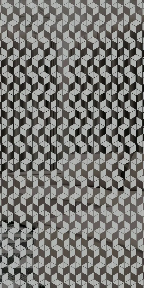 Etched design No. 465 in Silver