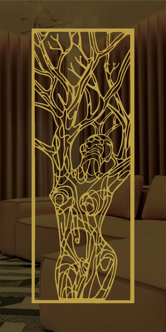 Etched design No. 466 in Gold