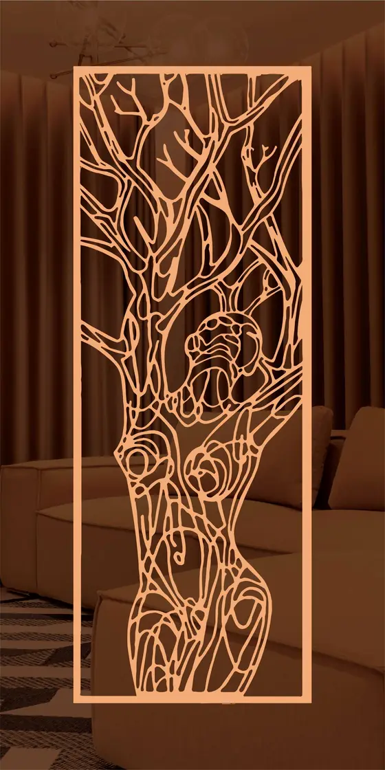 Etched design No. 466 in Rose Gold