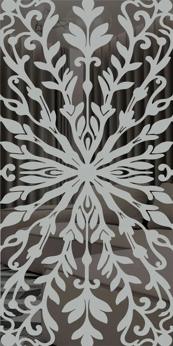Etched design No. 467 in Silver
