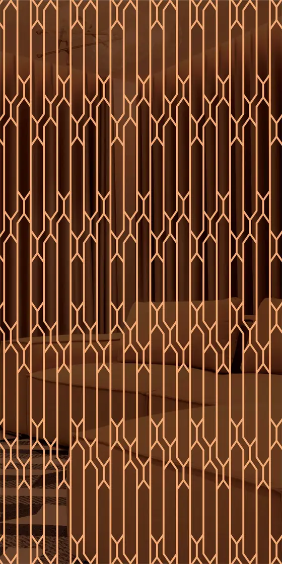 Etched design No. 468 in Rose Gold