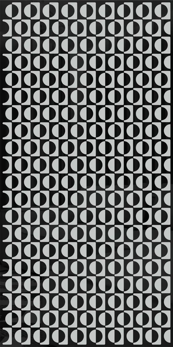 Etched design No. 469 in Black