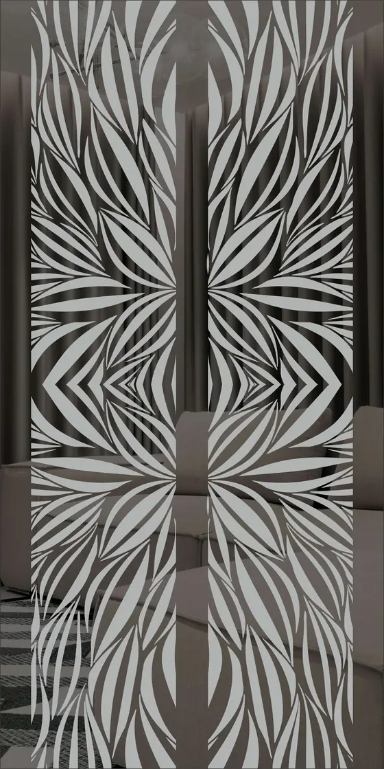 Etched design No. 471 in Silver