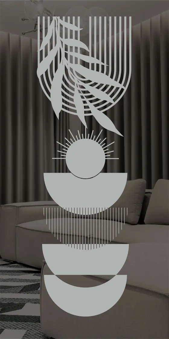 Etched design No. 473 in Silver