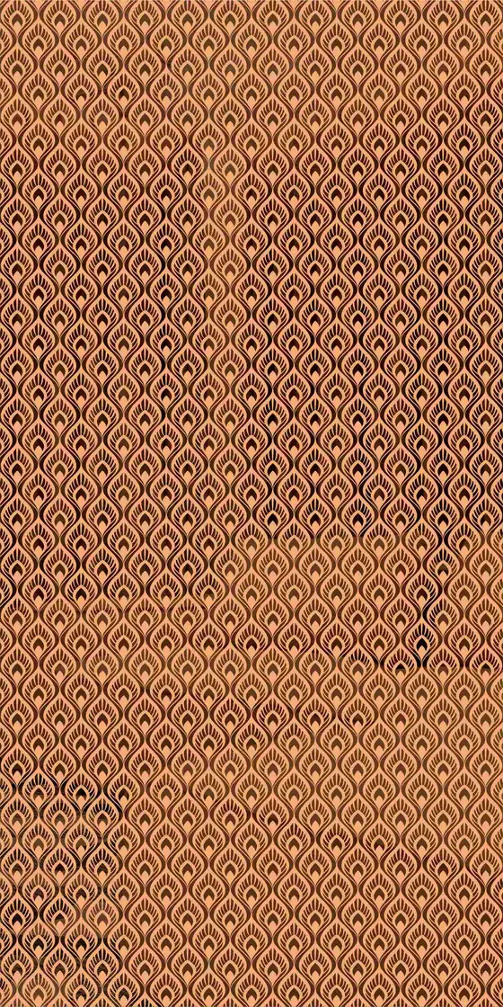 Etched design No. 475 in Rose Gold