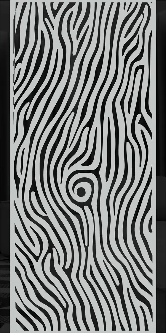 Etched design No. 478 in Black