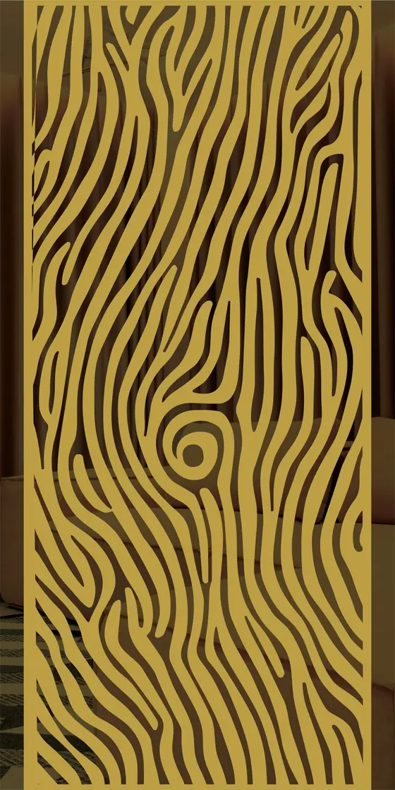 Etched design No. 478 in Gold