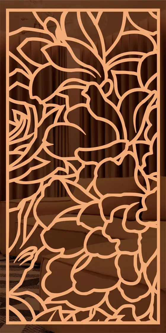 Etched design No. 480 in Rose Gold