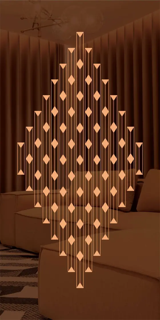 Etched design No. 481 in Rose Gold