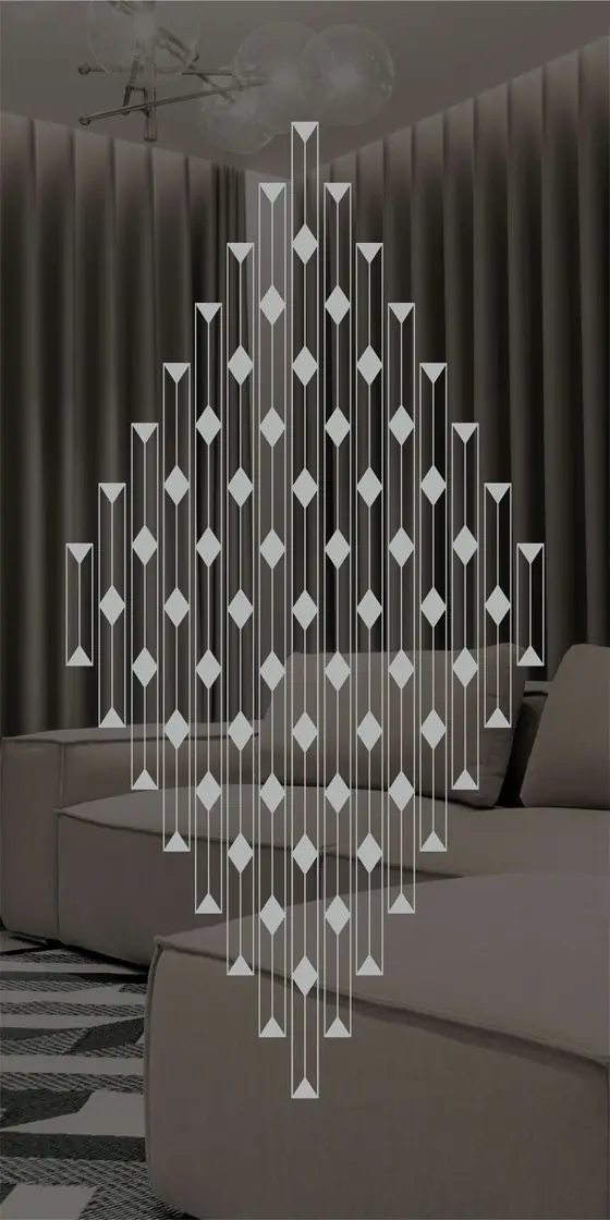 Etched design No. 481 in Silver