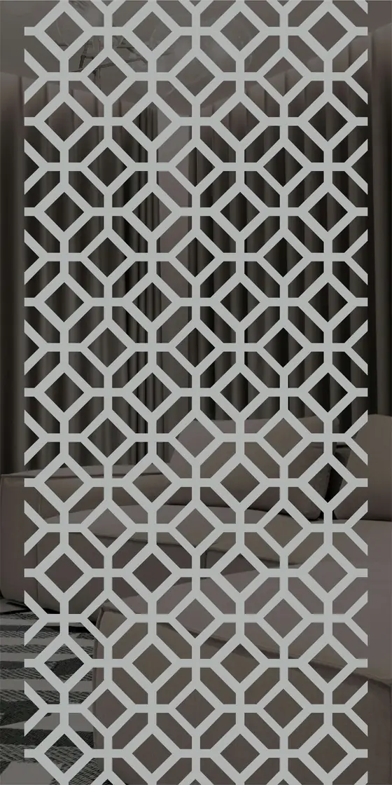 Etched design No. 483 in Silver