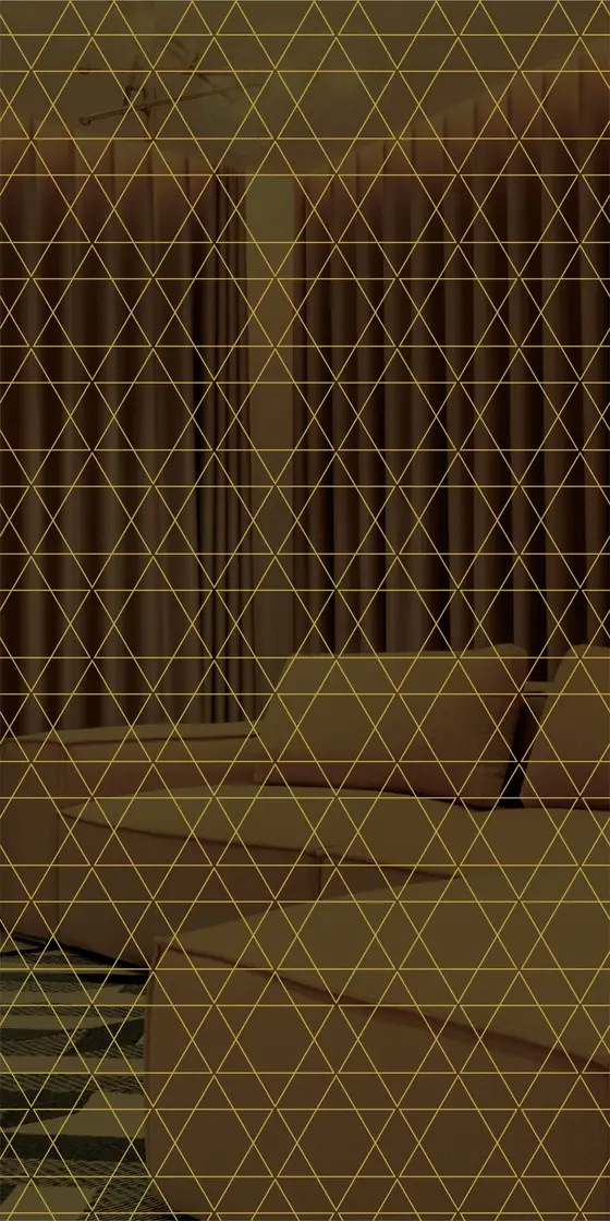 Etched design No. 484 in Gold