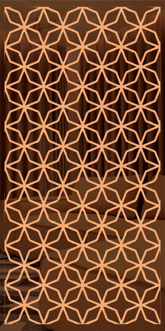 Etched design No. 485 in Rose Gold