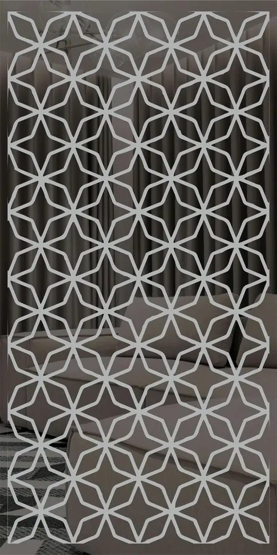 Etched design No. 485 in Silver