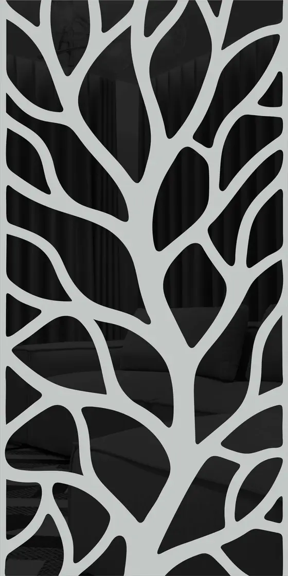 Etched design No. 486 in Black