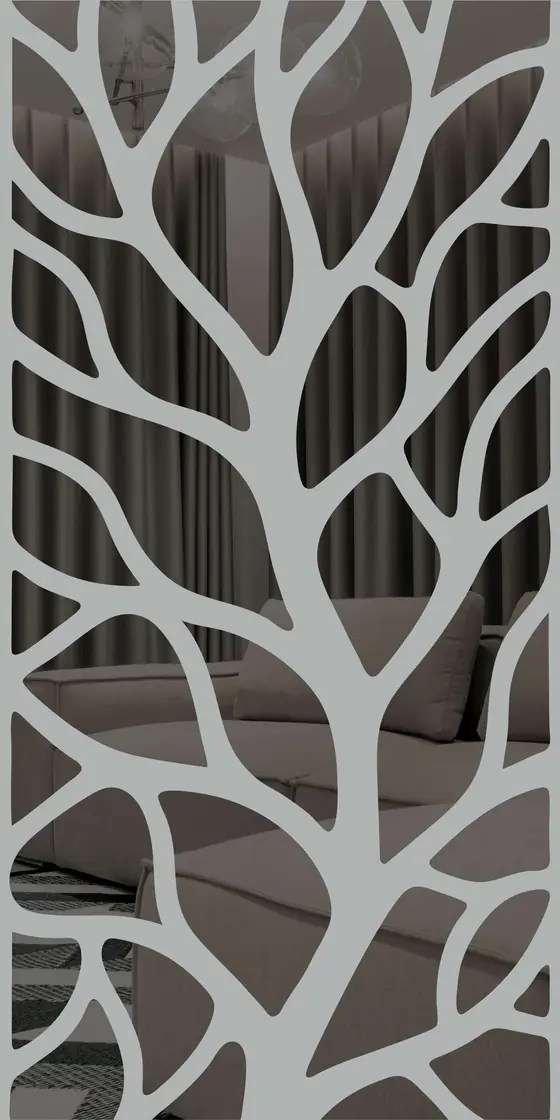Etched design No. 486 in Silver