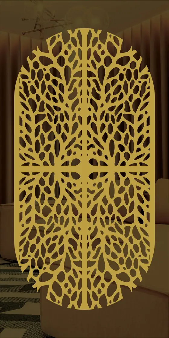 Etched design No. 487 in Gold