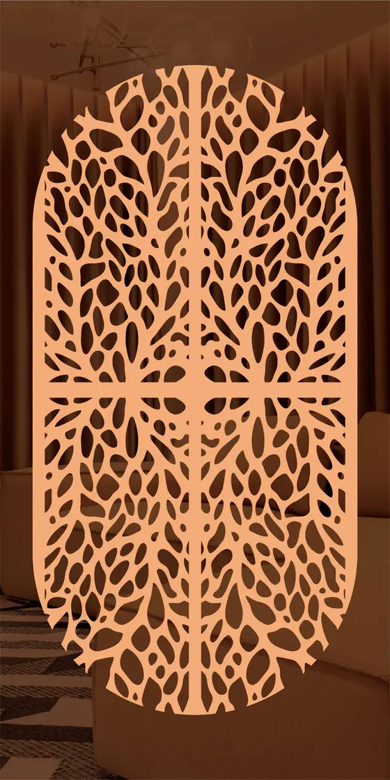 Etched design No. 487 in Rose Gold