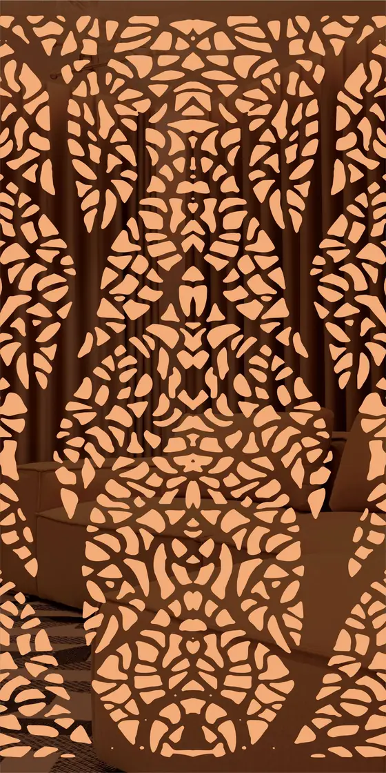 Etched design No. 489 in Rose Gold