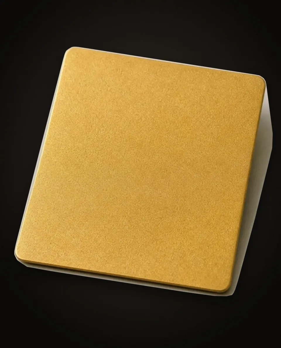 Gold Bead Blast stainless steel sheet