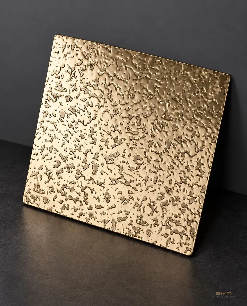 Gold embossed dot sheets — SMN Industries