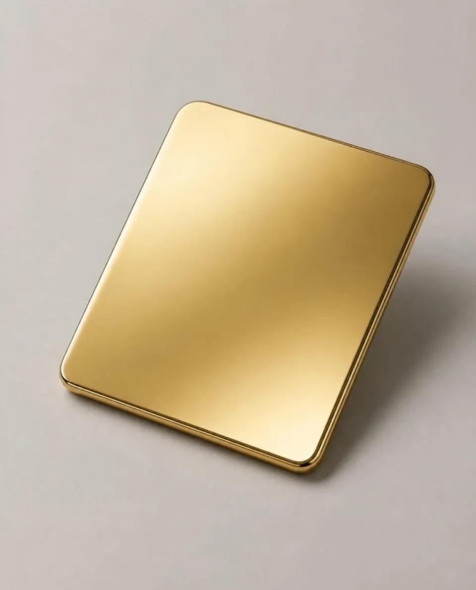 Mirror stainless steel finish