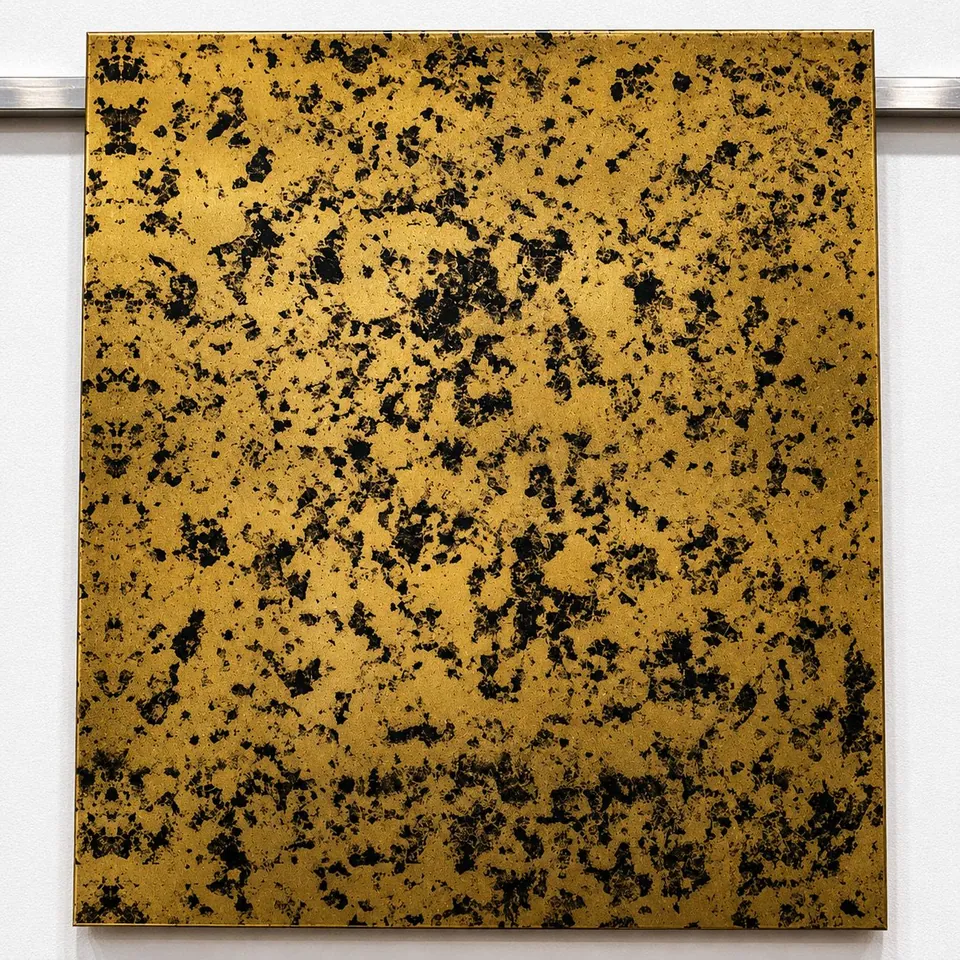 Gold PVD sheet on display