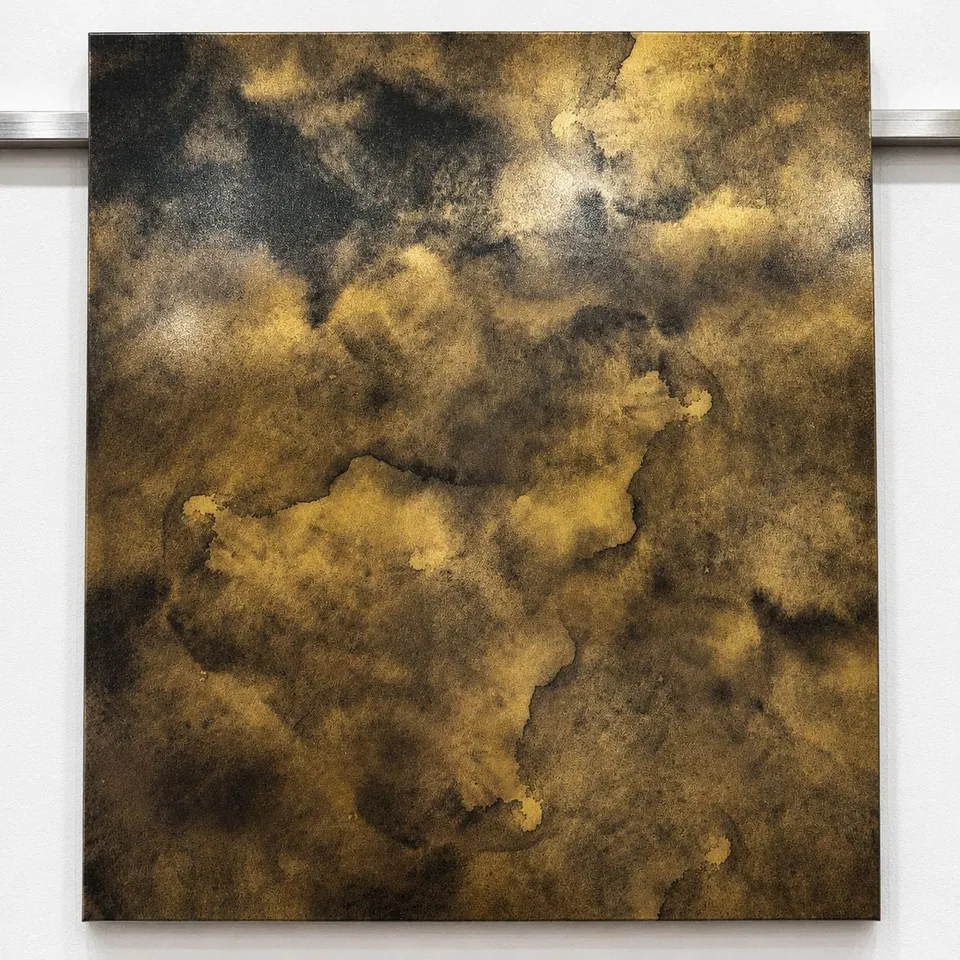 Gold PVD sheet on display