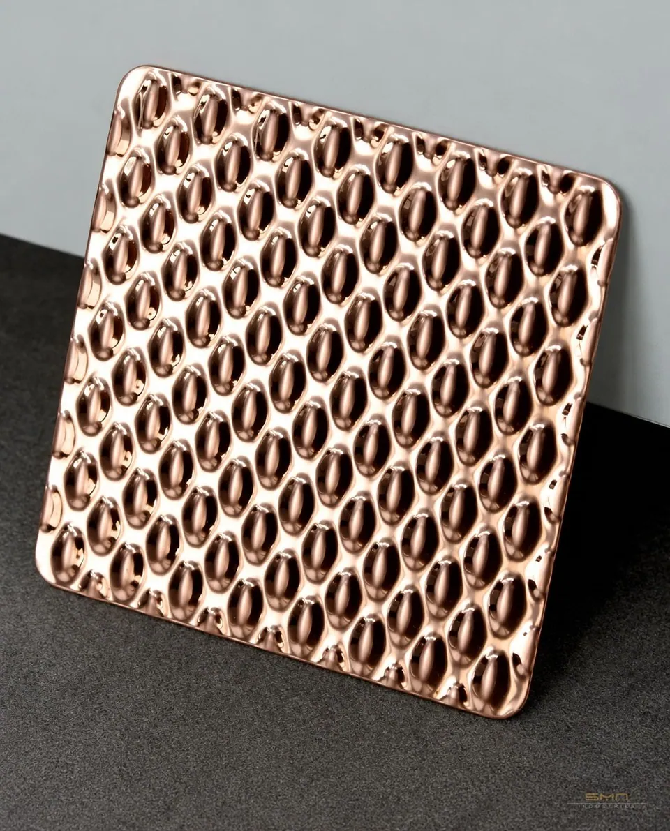 Rose Gold Embossed sheet — SMN Industries