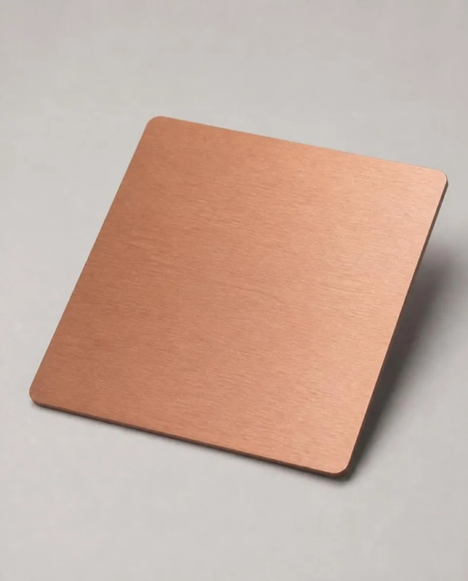 Rose Gold No.4 Matte stainless steel sheet