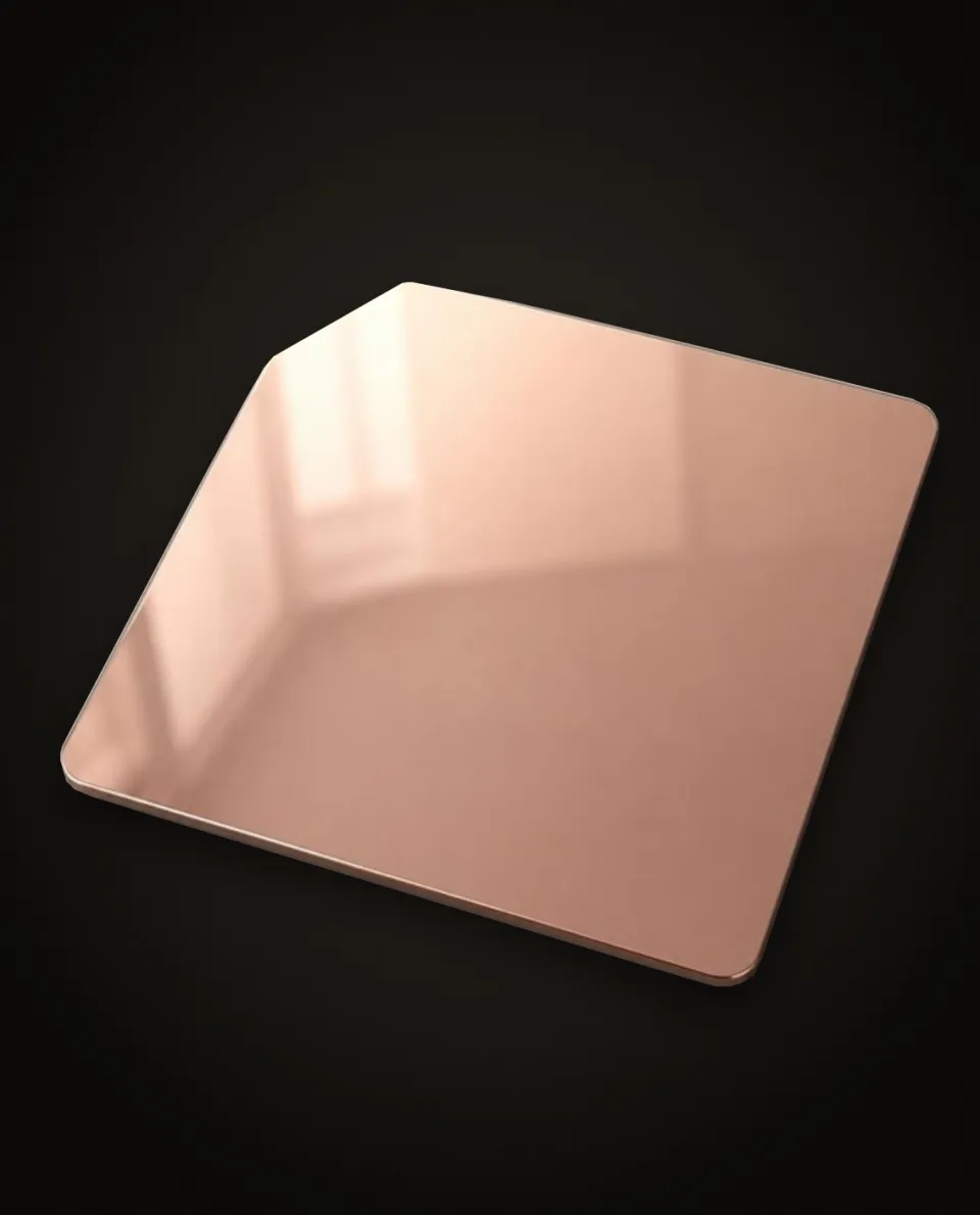 Rose Gold Mirror stainless steel sheet